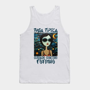 cuidado contigo fofinho, tuga típico, humor português, v3 Tank Top